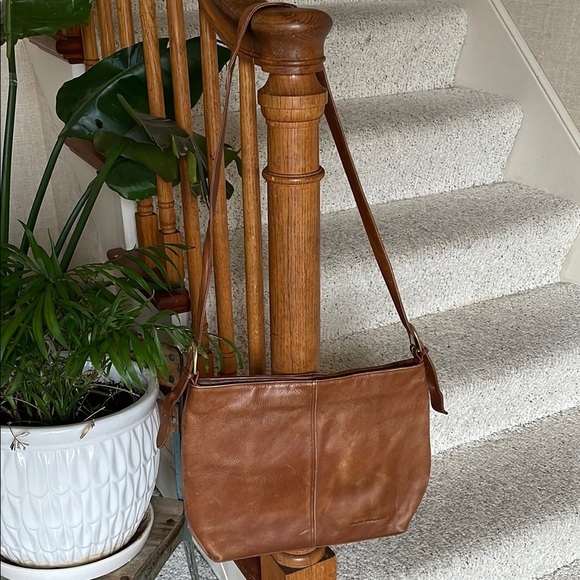 Vintage Stone Mountain Genuine Leather Shoulder Bag Purse y2k 2000s - Picture 1 of 12